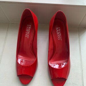 Franco Sarto Red Patent Pump 7M
